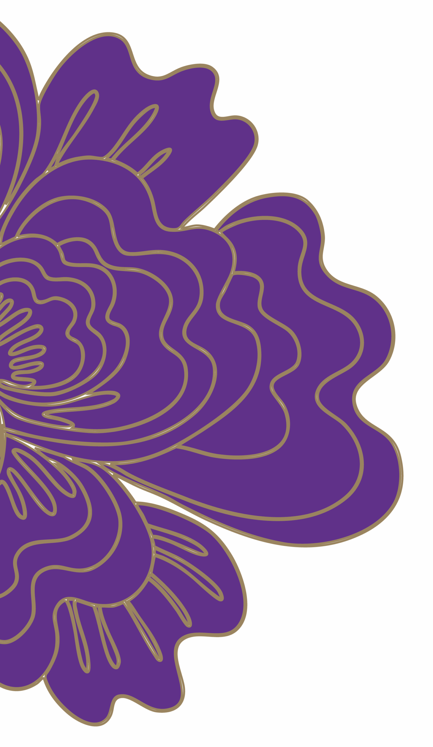 Pioenroos - oranje:olijf - links Pioenroos - oranje:olijf - links